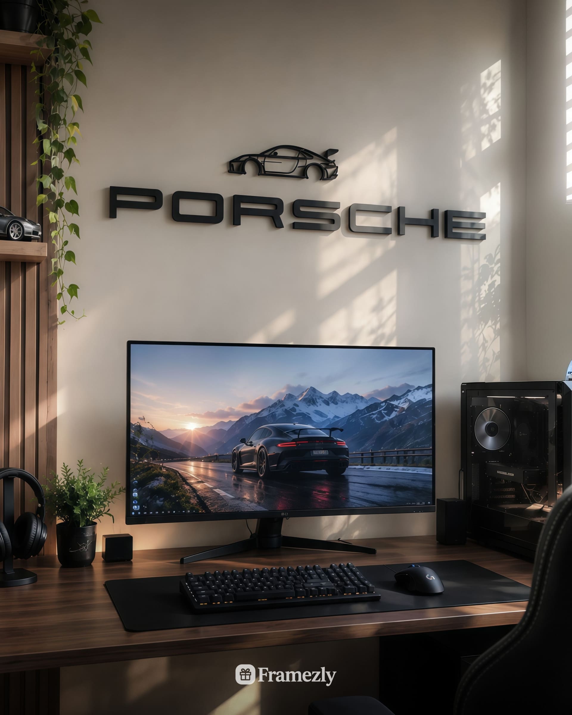 3D Printed Wall Art – Porsche 🏎️ | Porsche Wall Decor
